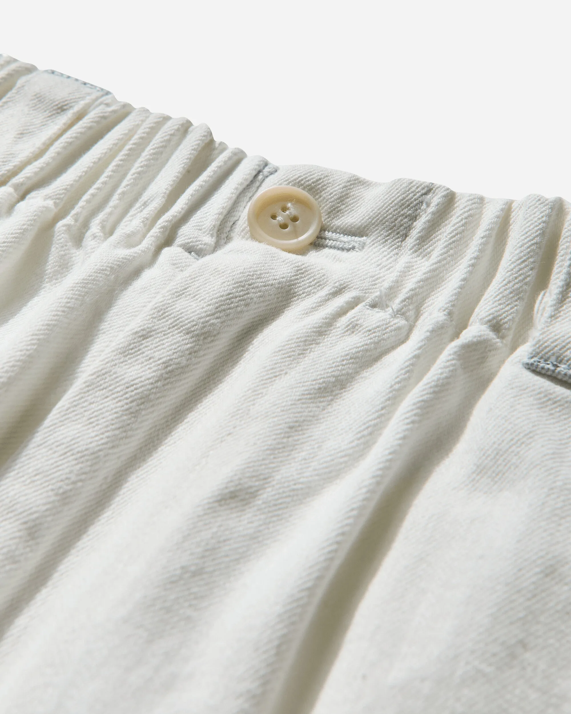 Men's ULT Bleached Denim Comfort Pants White