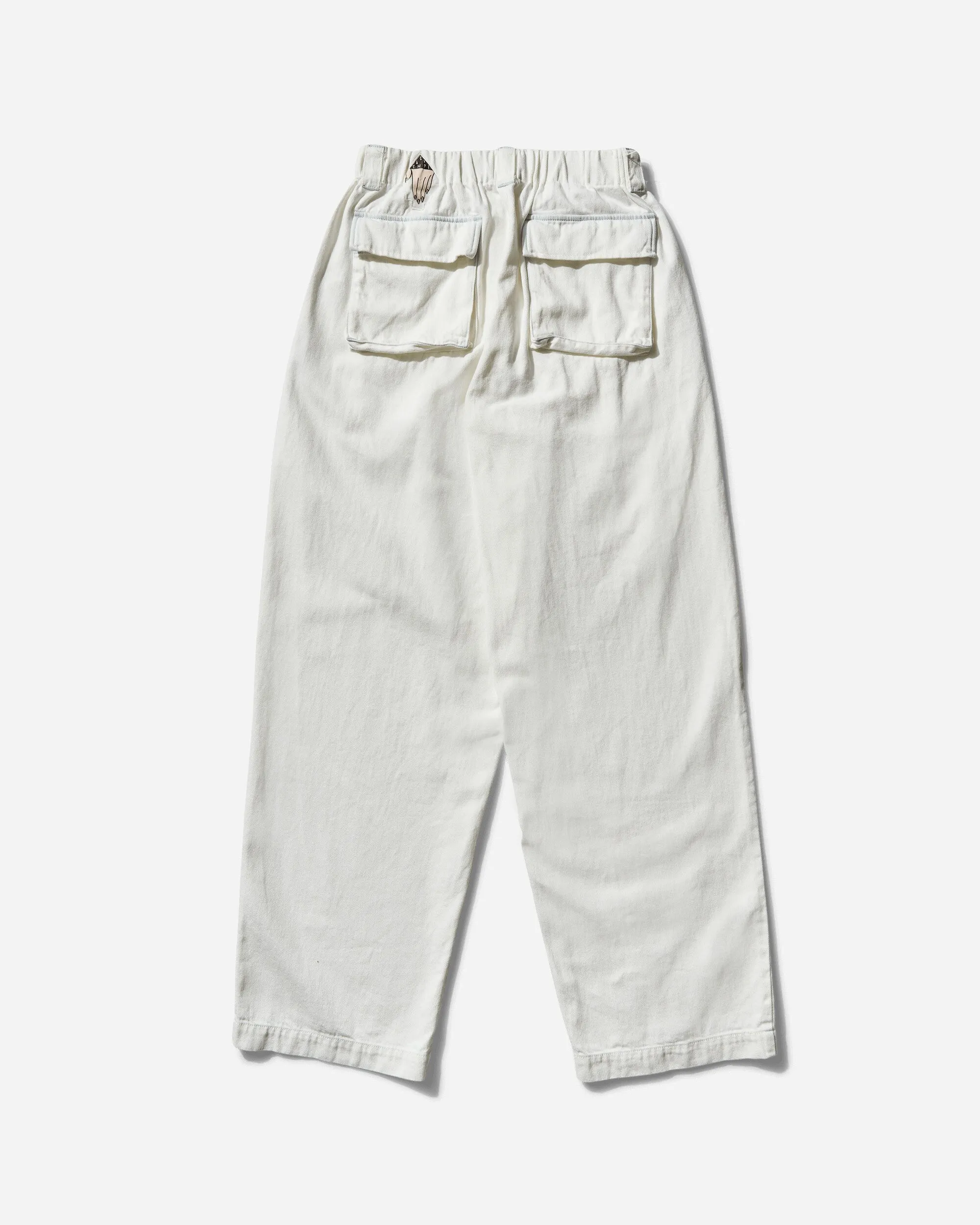 Men's ULT Bleached Denim Comfort Pants White
