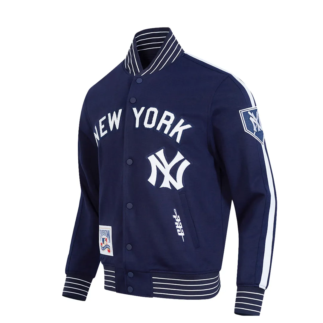 MLB NEW YORK YANKEES COOPERTOWN LOGO PRO GAME DAY DOUBLE KNIT JACKET