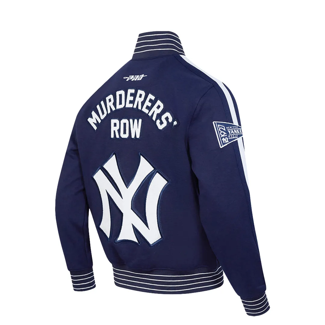 MLB NEW YORK YANKEES COOPERTOWN LOGO PRO GAME DAY DOUBLE KNIT JACKET