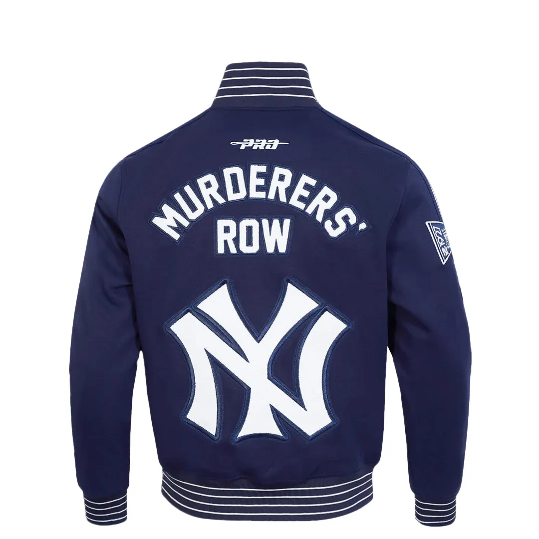 MLB NEW YORK YANKEES COOPERTOWN LOGO PRO GAME DAY DOUBLE KNIT JACKET