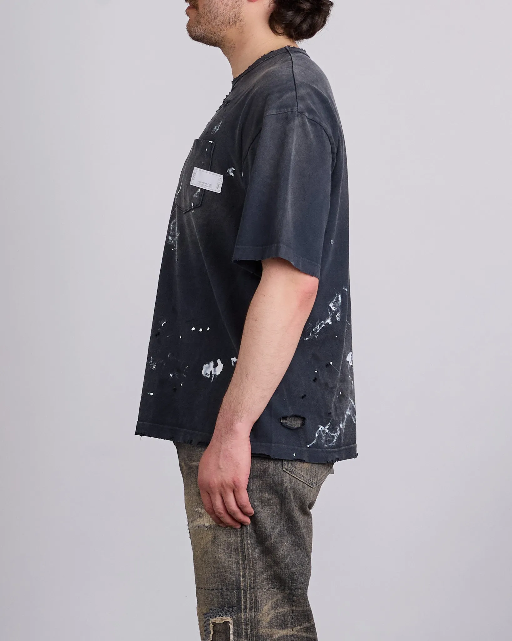 Neighborhood Savage Crewneck P-SS T-Shirt Black