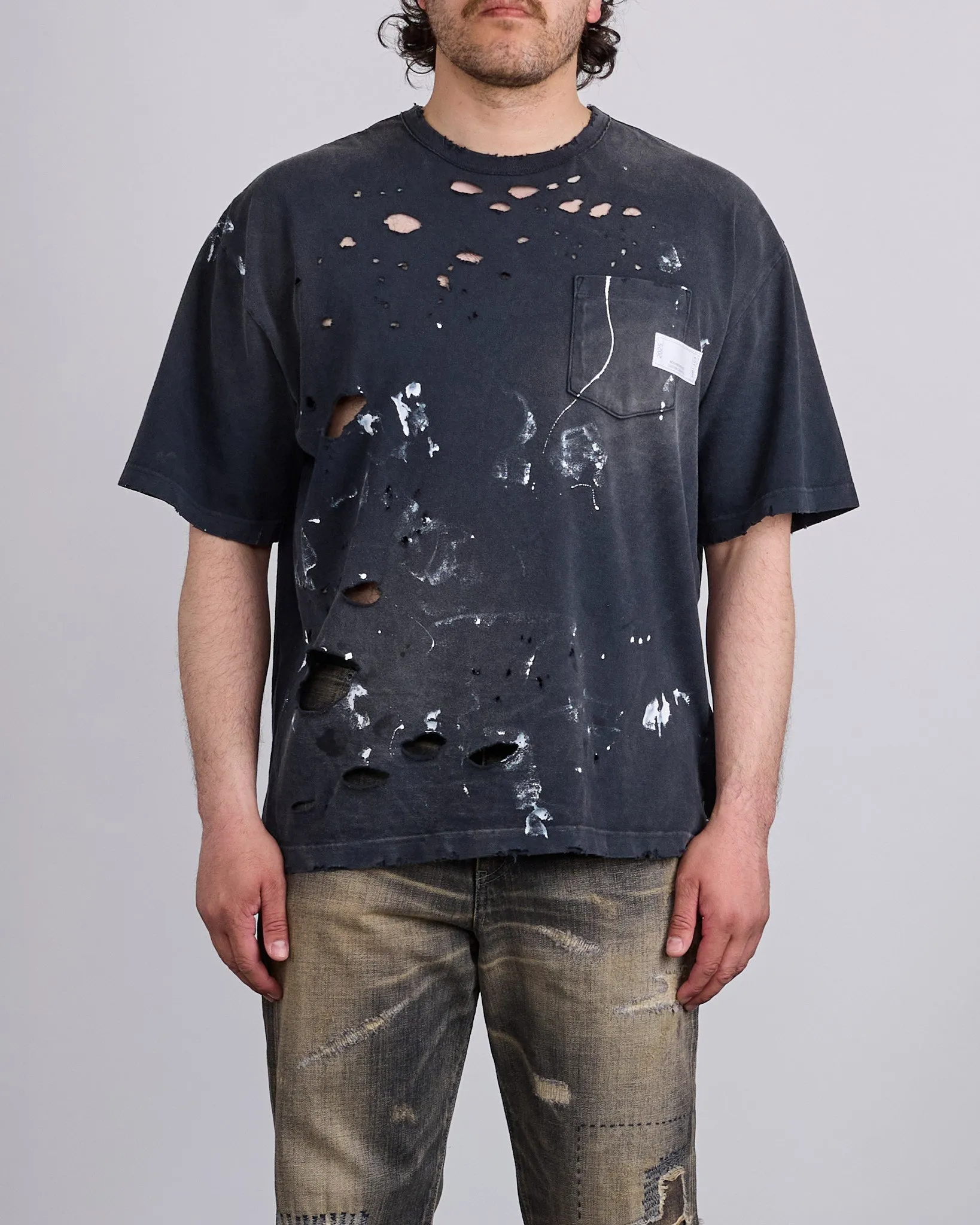 Neighborhood Savage Crewneck P-SS T-Shirt Black