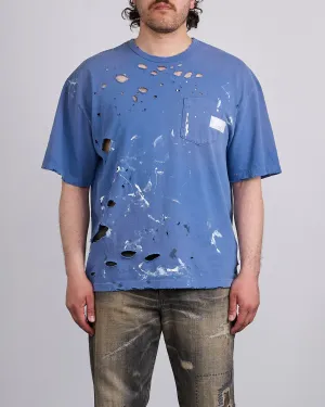 Neighborhood Savage Crewneck P-SS T-Shirt Blue