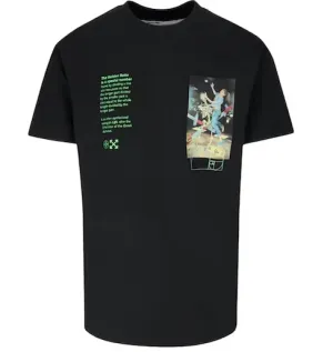 Off-White Slim Fit Pascal Painting T-Shirt (Black)