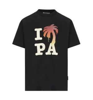 Palm Angels Black 2023 New Logo T-Shirt