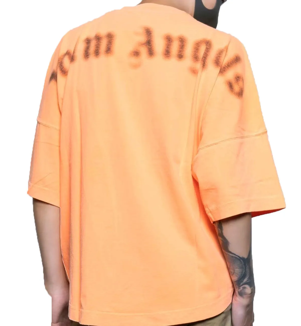Palm Angels Orange 2023 Back Logo