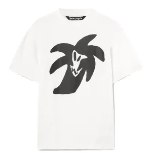Palm Angels White 2023 Palmity United T-Shirt