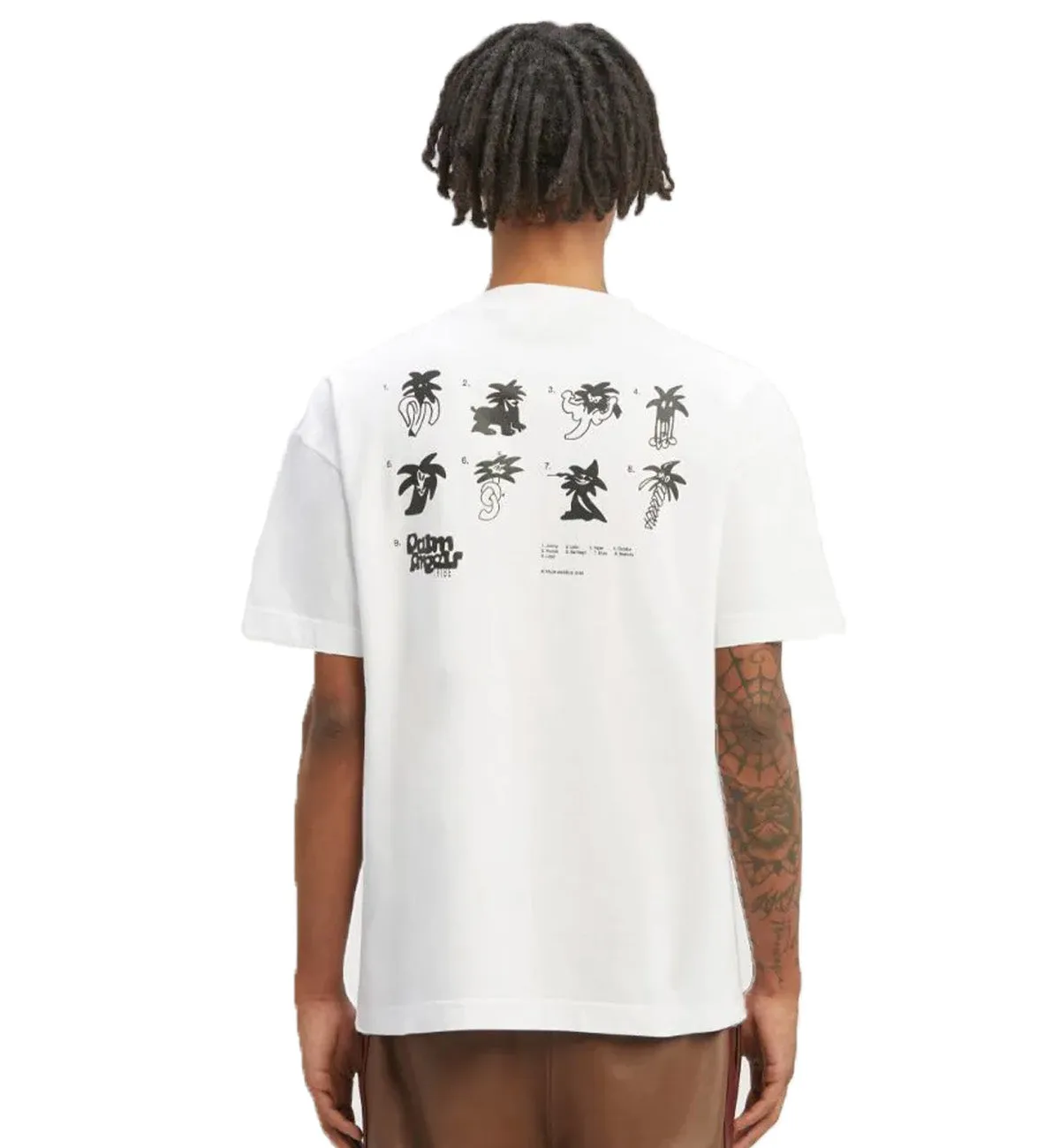 Palm Angels White 2023 Palmity United T-Shirt