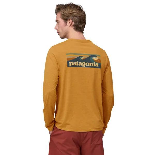 PATAGONIA MEN'S LONG-SLEEVED CAPILENE COOL DAILY GRAPHIC SHIRT - WATERS | CAMISETA TCNICA DE MANGA LARGA