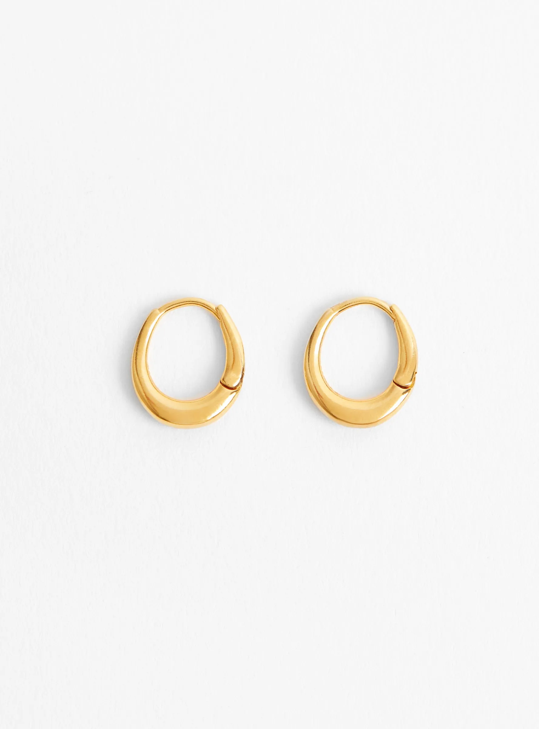 Petite Creole Earrings Gold