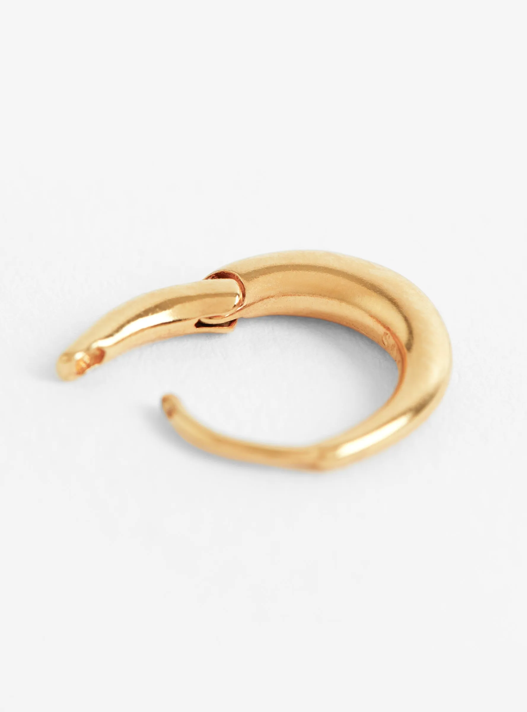 Petite Creole Earrings Gold