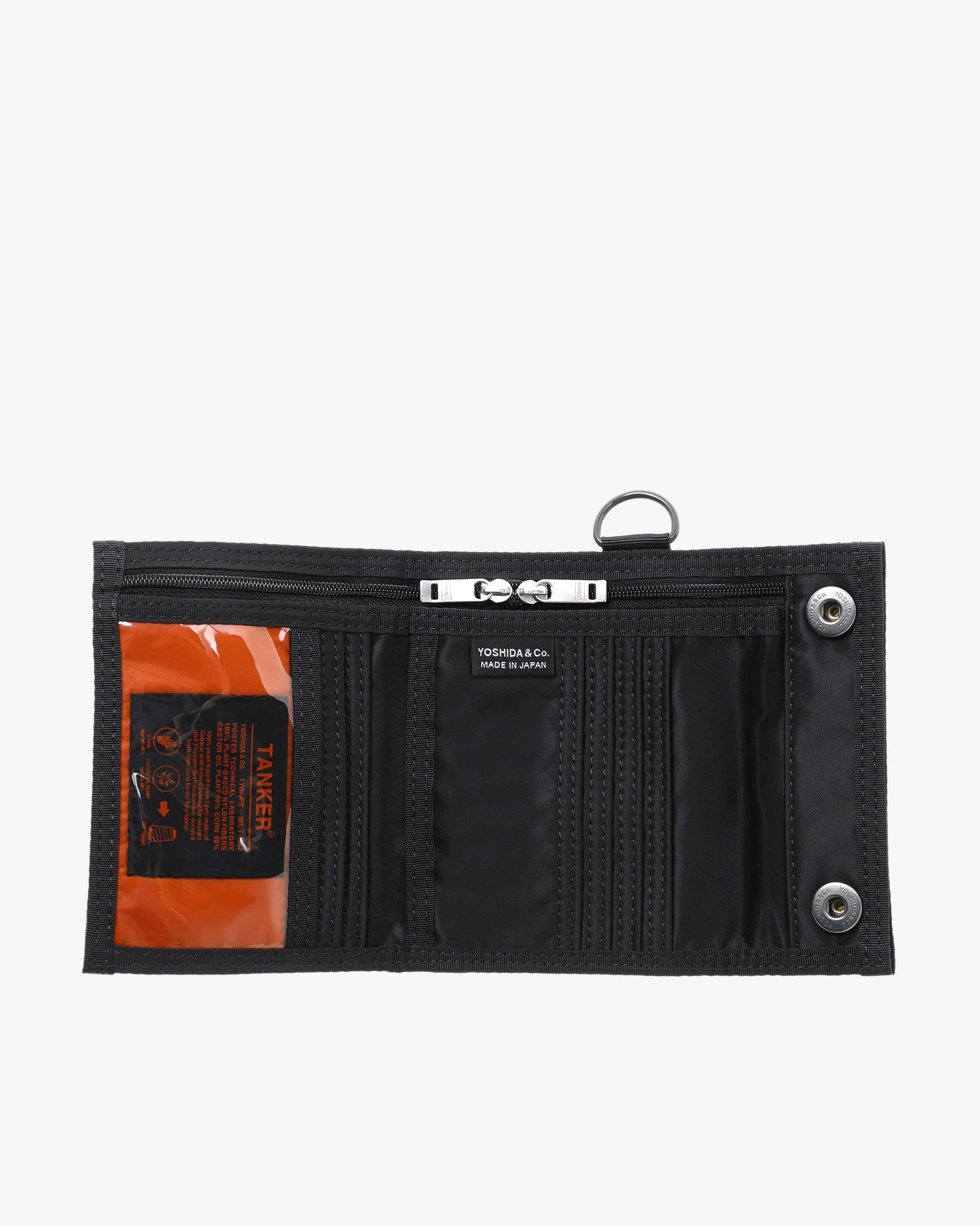 Porter Yoshida & Co. - Men's Tanker Pocket Wallet (M) - (Black)