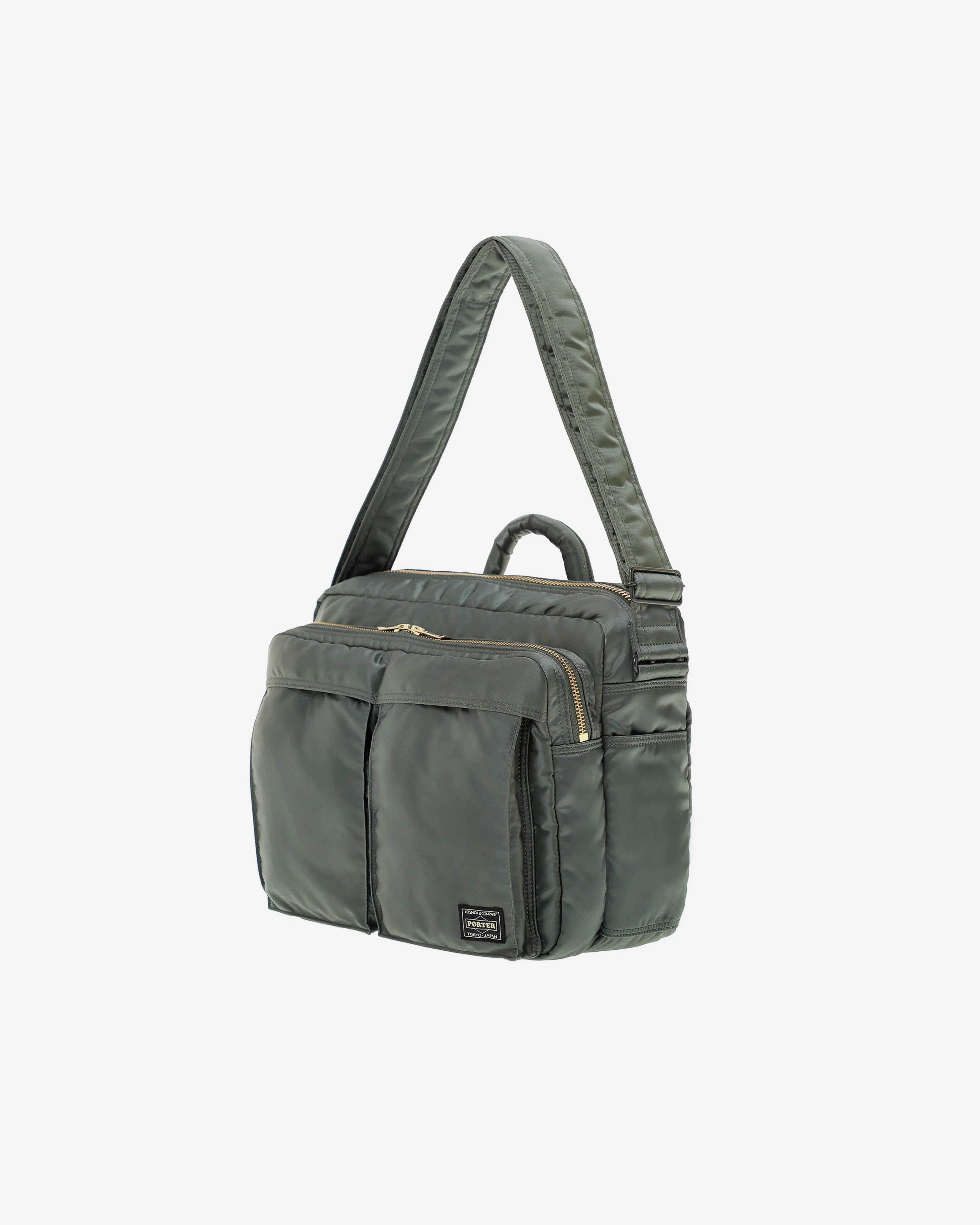 Porter Yoshida & Co. - Men's Tanker Sling Bag w Zip (XL) - (Green)