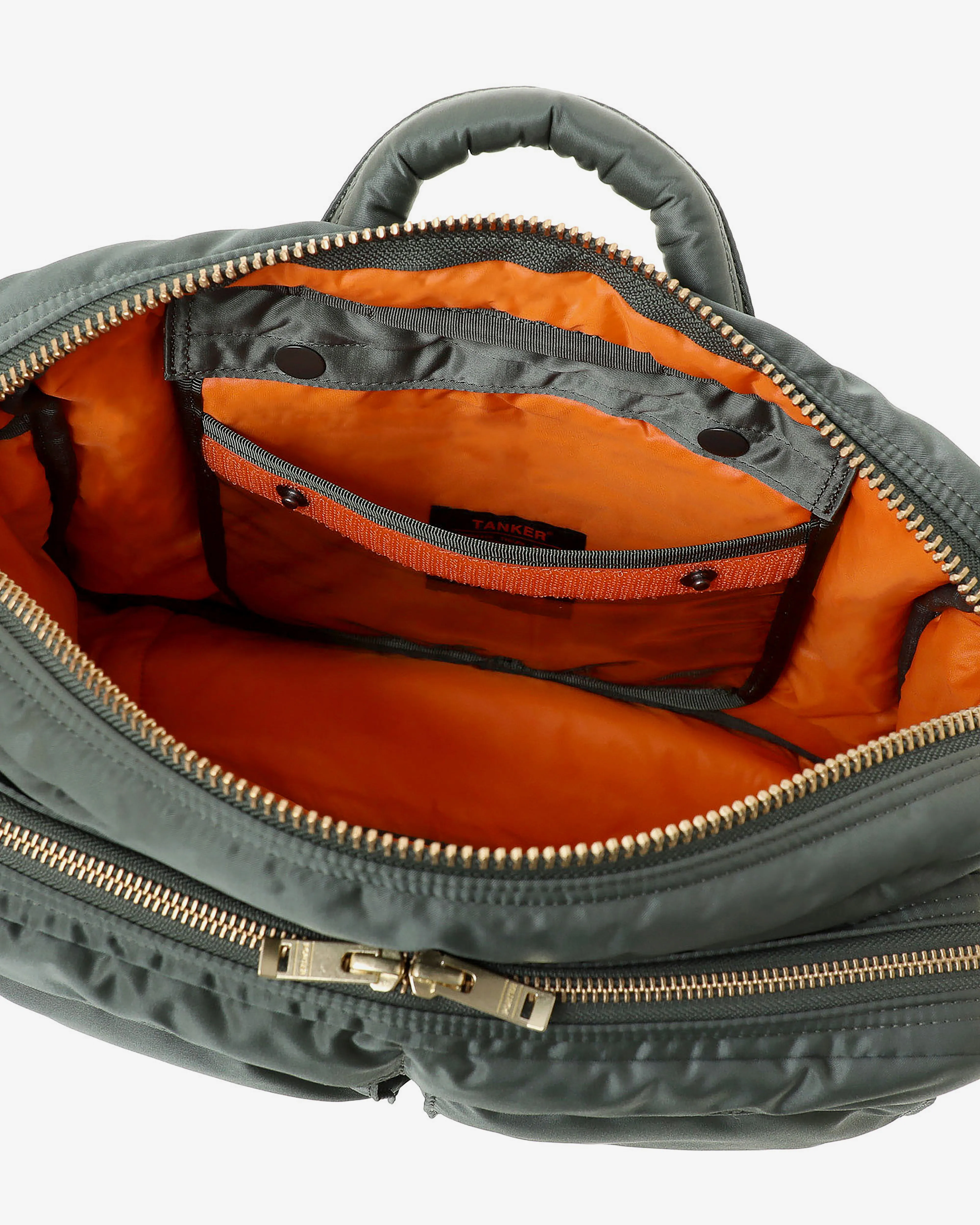 Porter Yoshida & Co. - Men's Tanker Sling Bag w Zip (XL) - (Green)