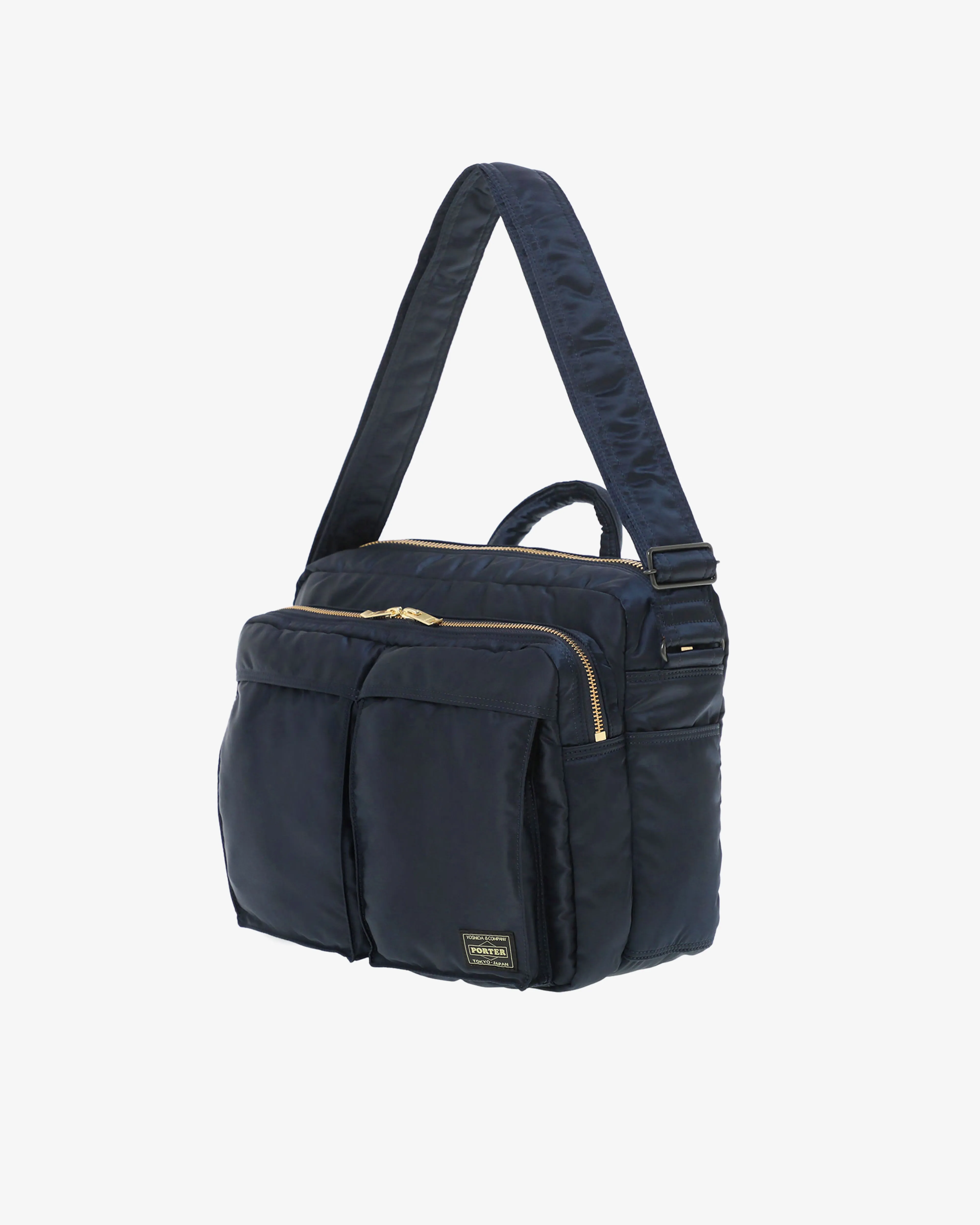 Porter Yoshida & Co. - Men's Tanker Sling Bag w Zip (XL) - (Navy)