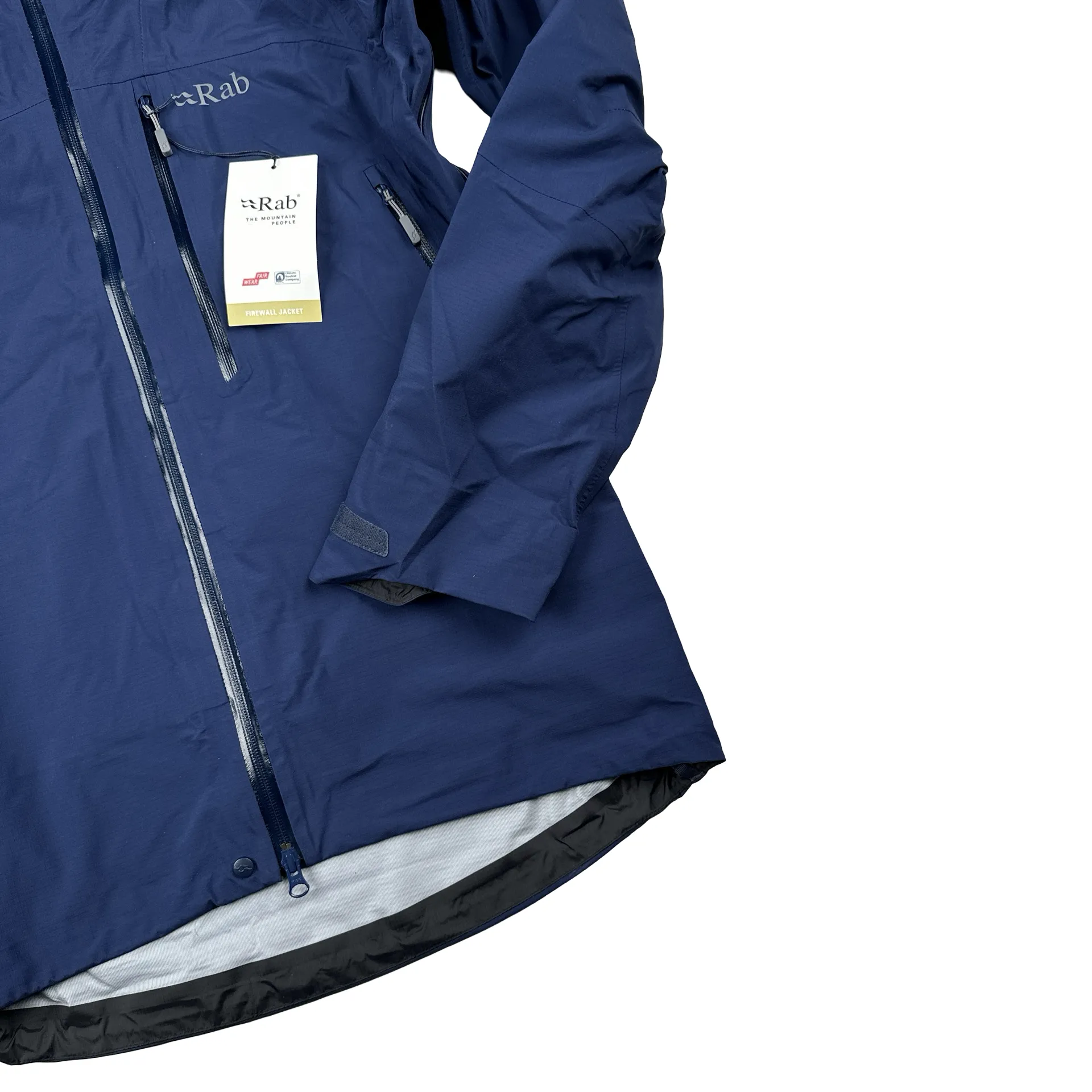 RAB Navy Zipped Firewall Jacket - Medium