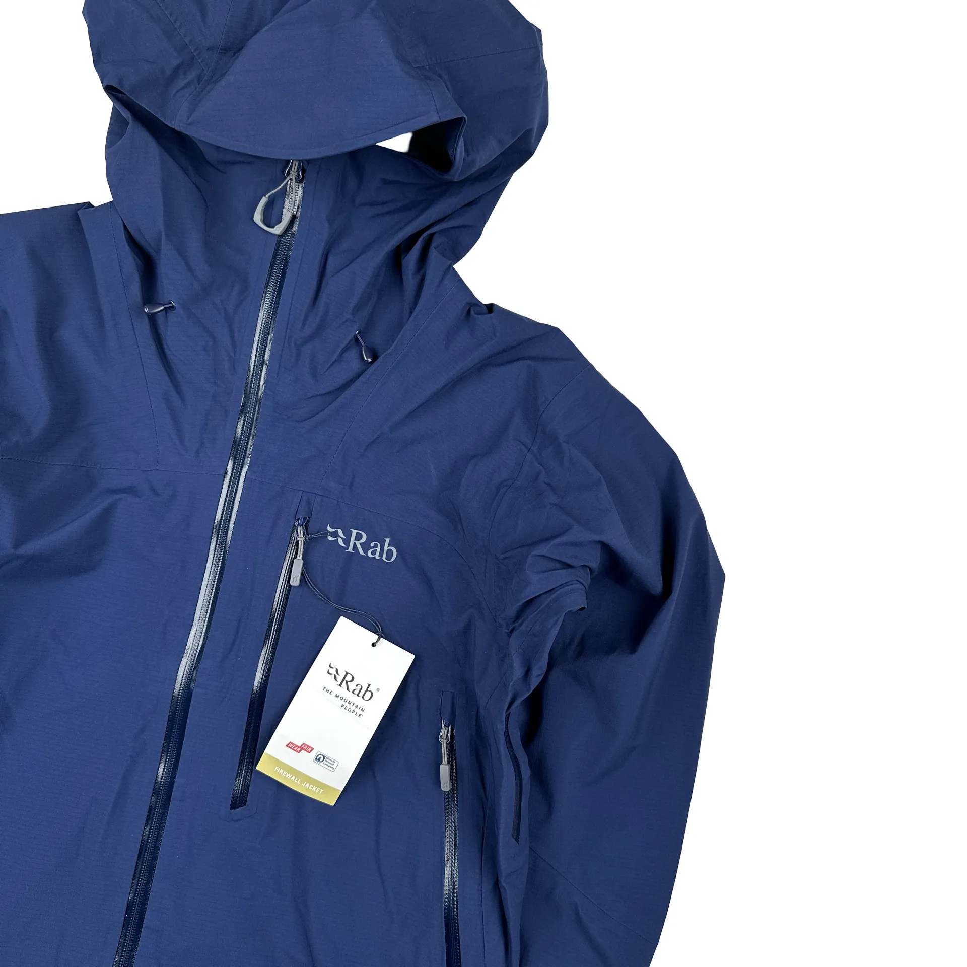 RAB Navy Zipped Firewall Jacket - Medium