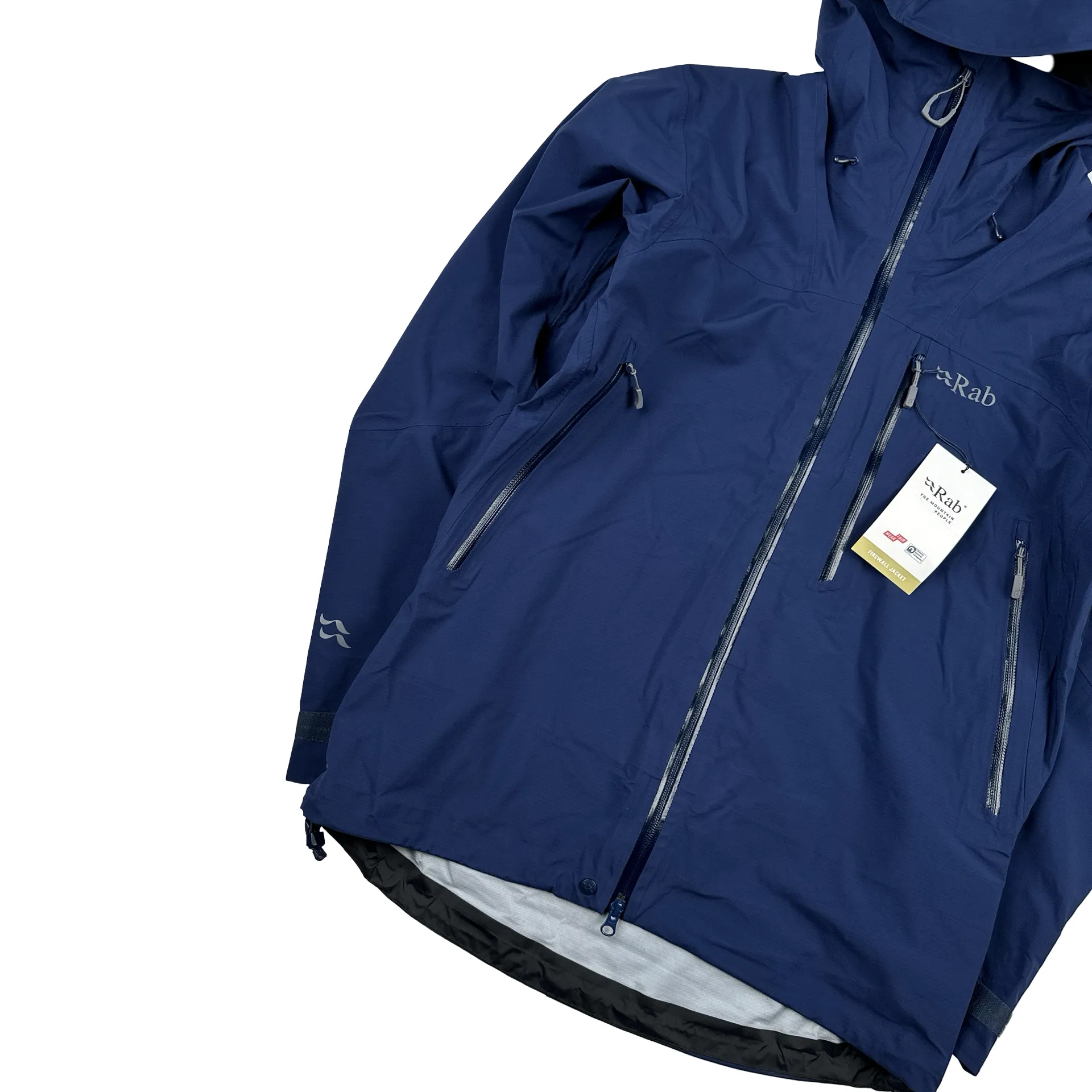 RAB Navy Zipped Firewall Jacket - Medium