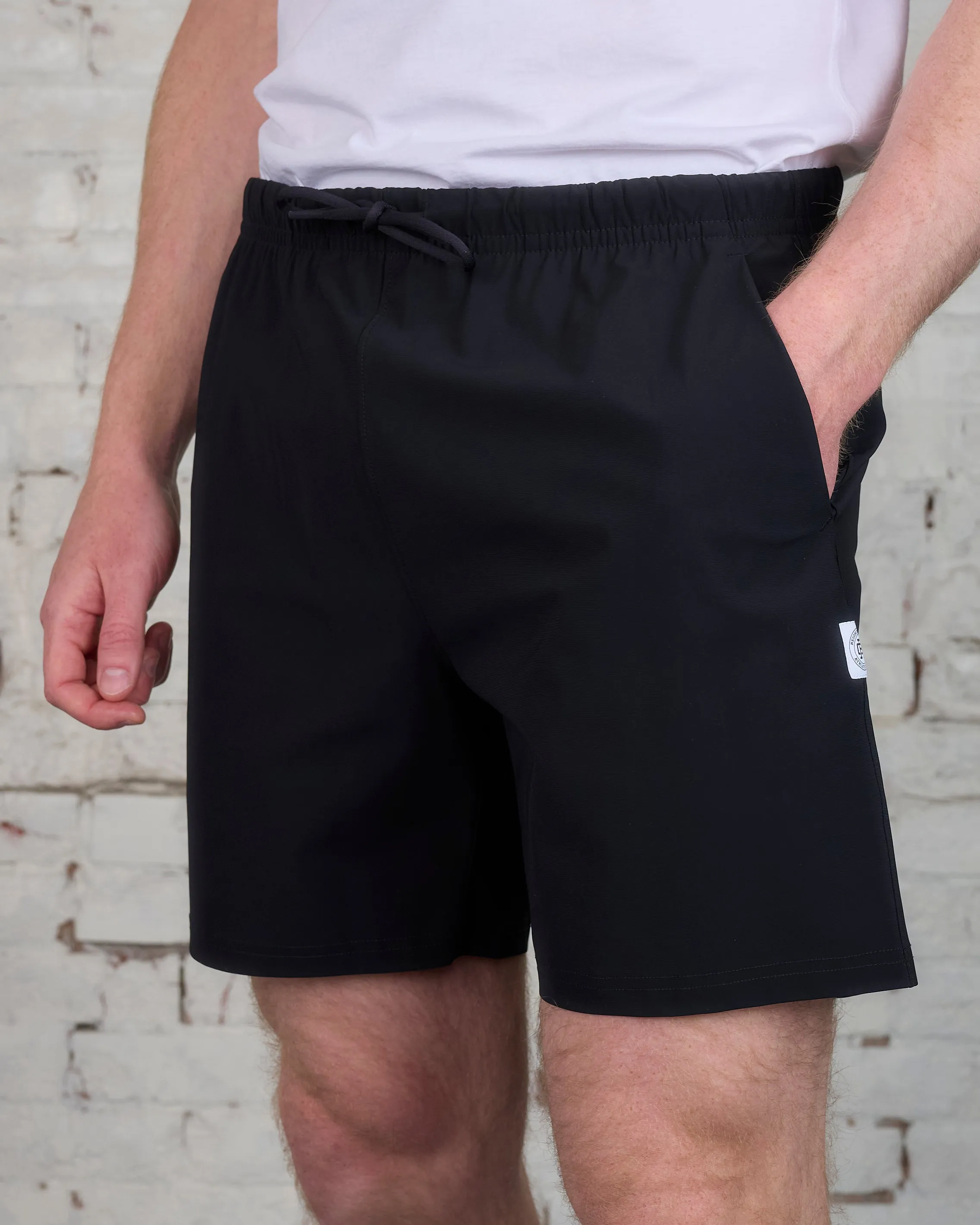 Reigning Champ High Gauge Knit Swim Short Black