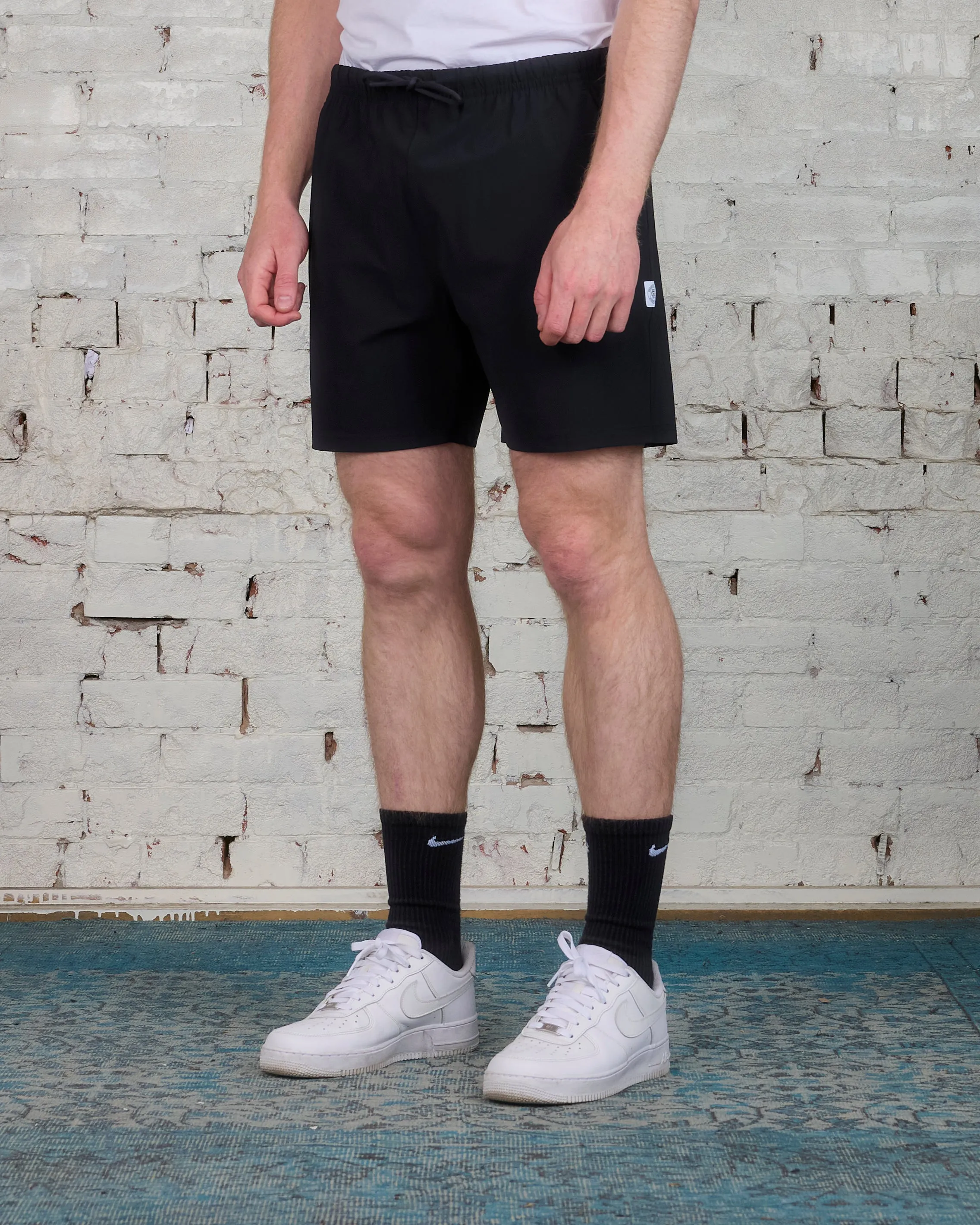 Reigning Champ High Gauge Knit Swim Short Black
