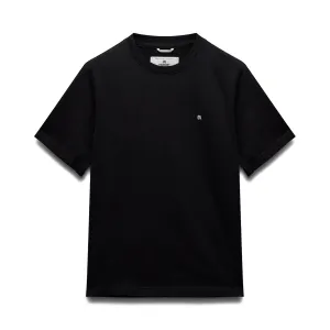 Reigning Champ Men Knit Midweight Jersey Lock Up T-Shirt Black RC-1566-BLK