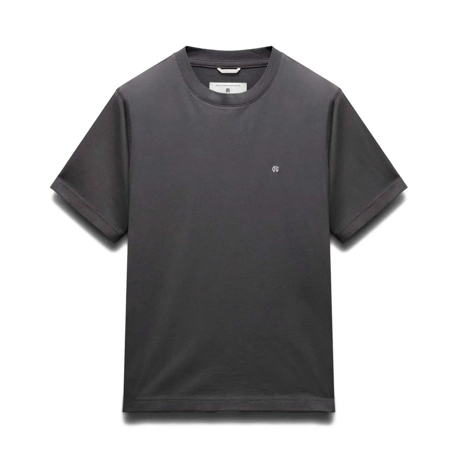 Reigning Champ Men Knit Midweight Jersey Lock Up T-Shirt Midnight RC-1566-MDN