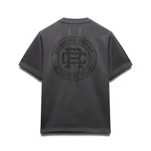 Reigning Champ Men Knit Midweight Jersey Water Colour T-Shirt Midnight Black