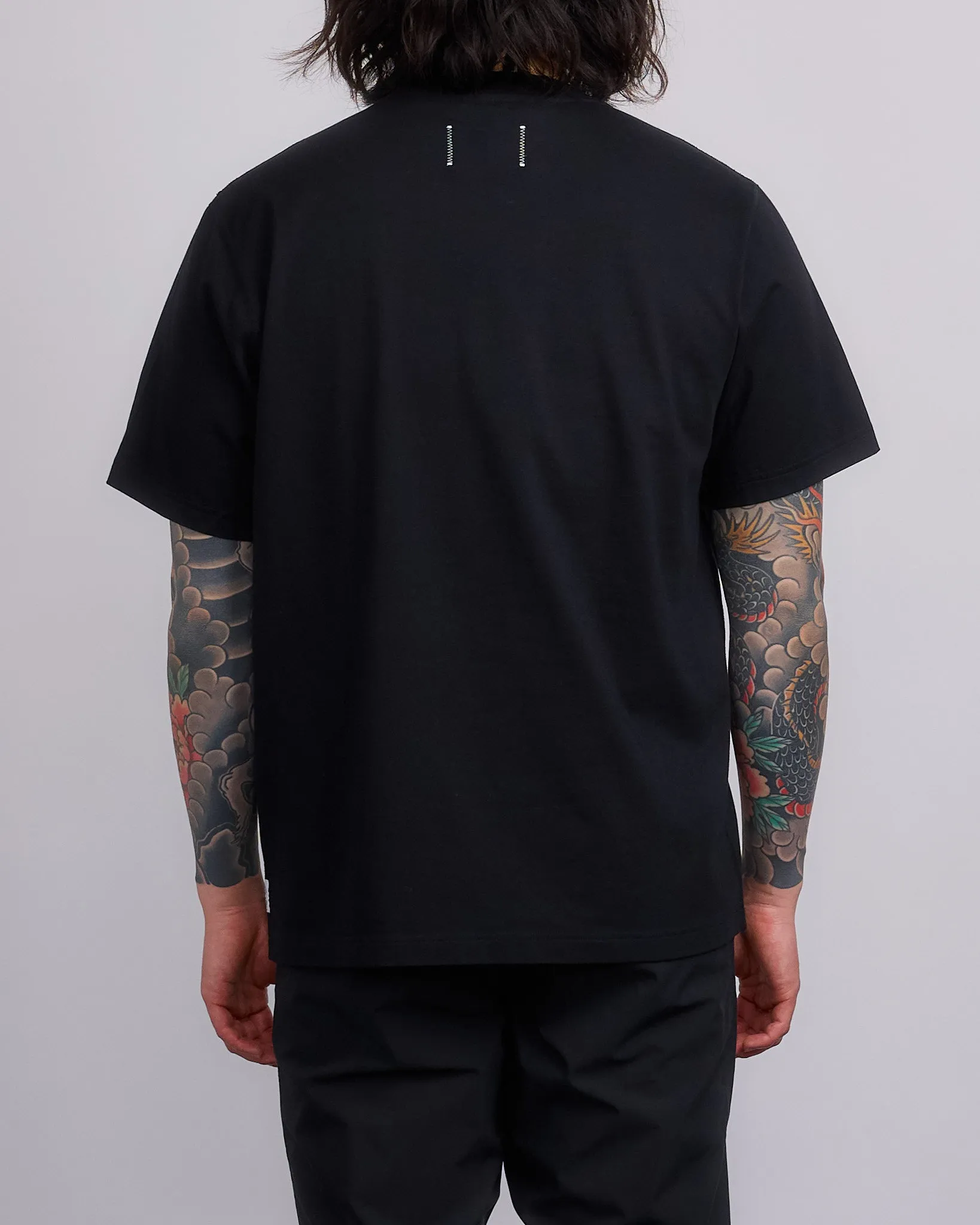 Reigning Champ Midweight Lock-Up T-Shirt Black