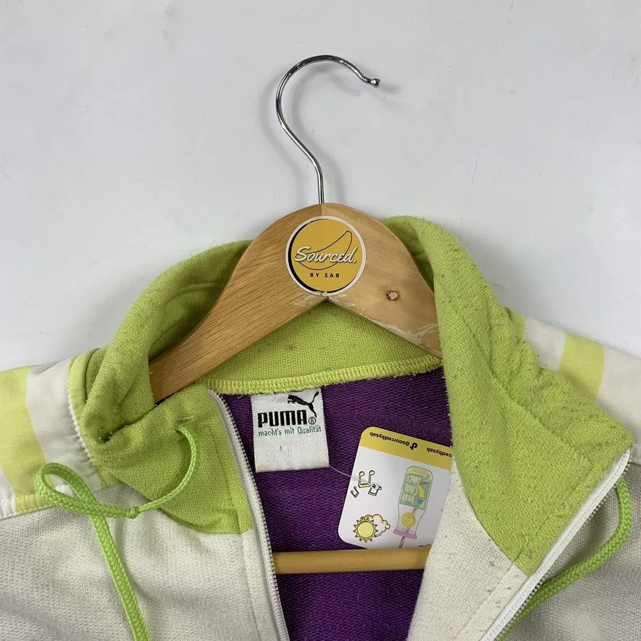 Retro Puma Half Zip Sweatshirt (M)