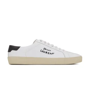 Saint Laurent Court Classic Black White