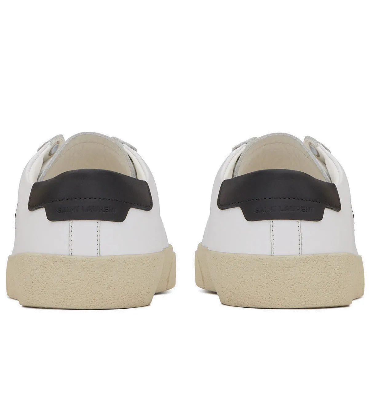 Saint Laurent Court Classic Black White