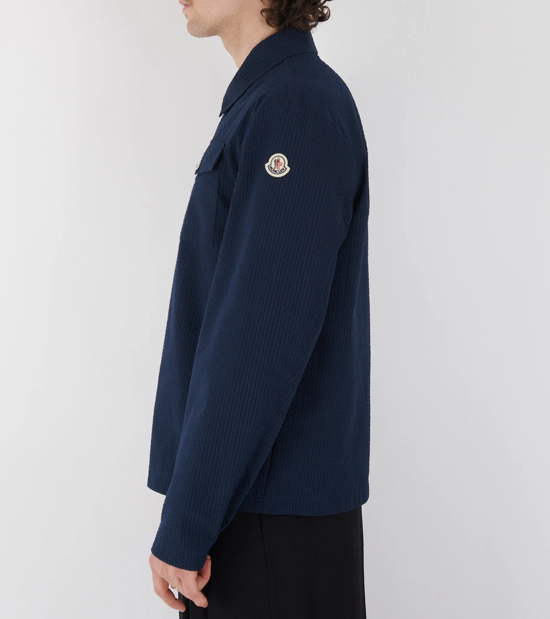Seersucker Jacket Navy