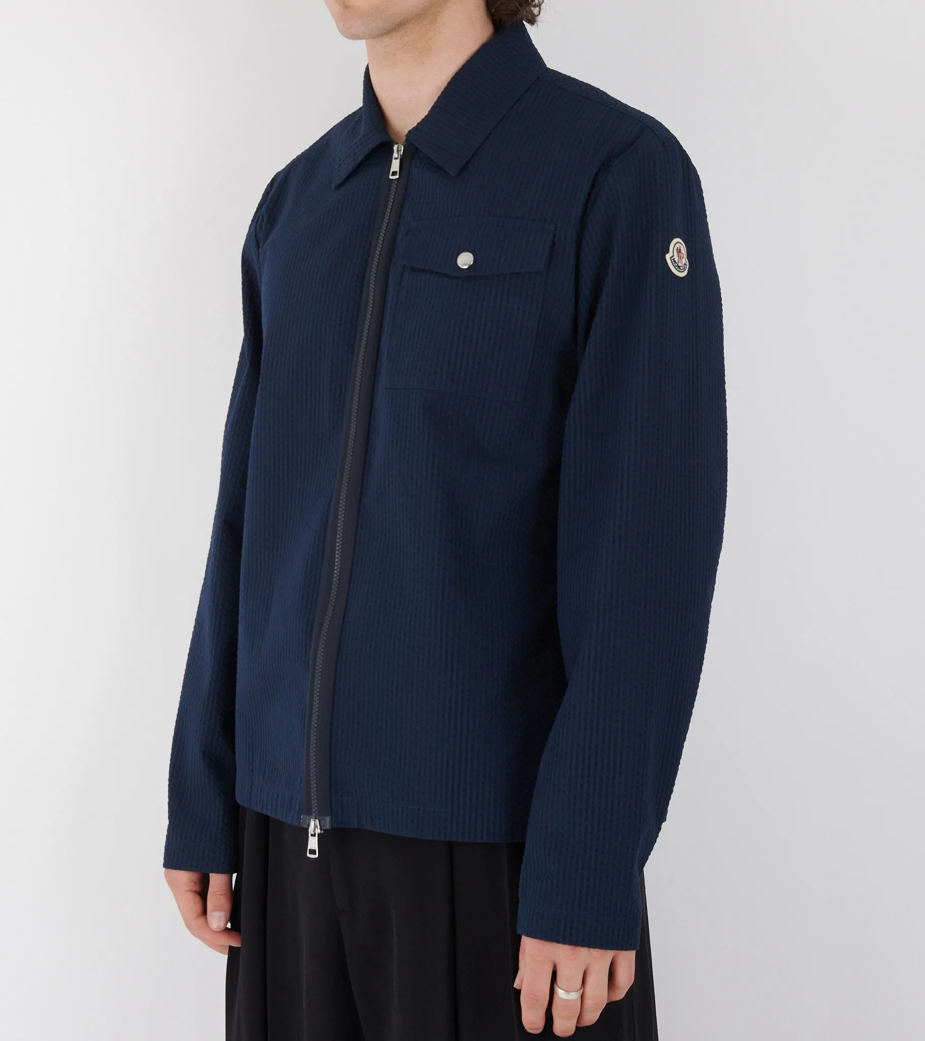 Seersucker Jacket Navy