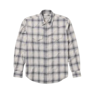 Shadow Plaid Western Shirt
