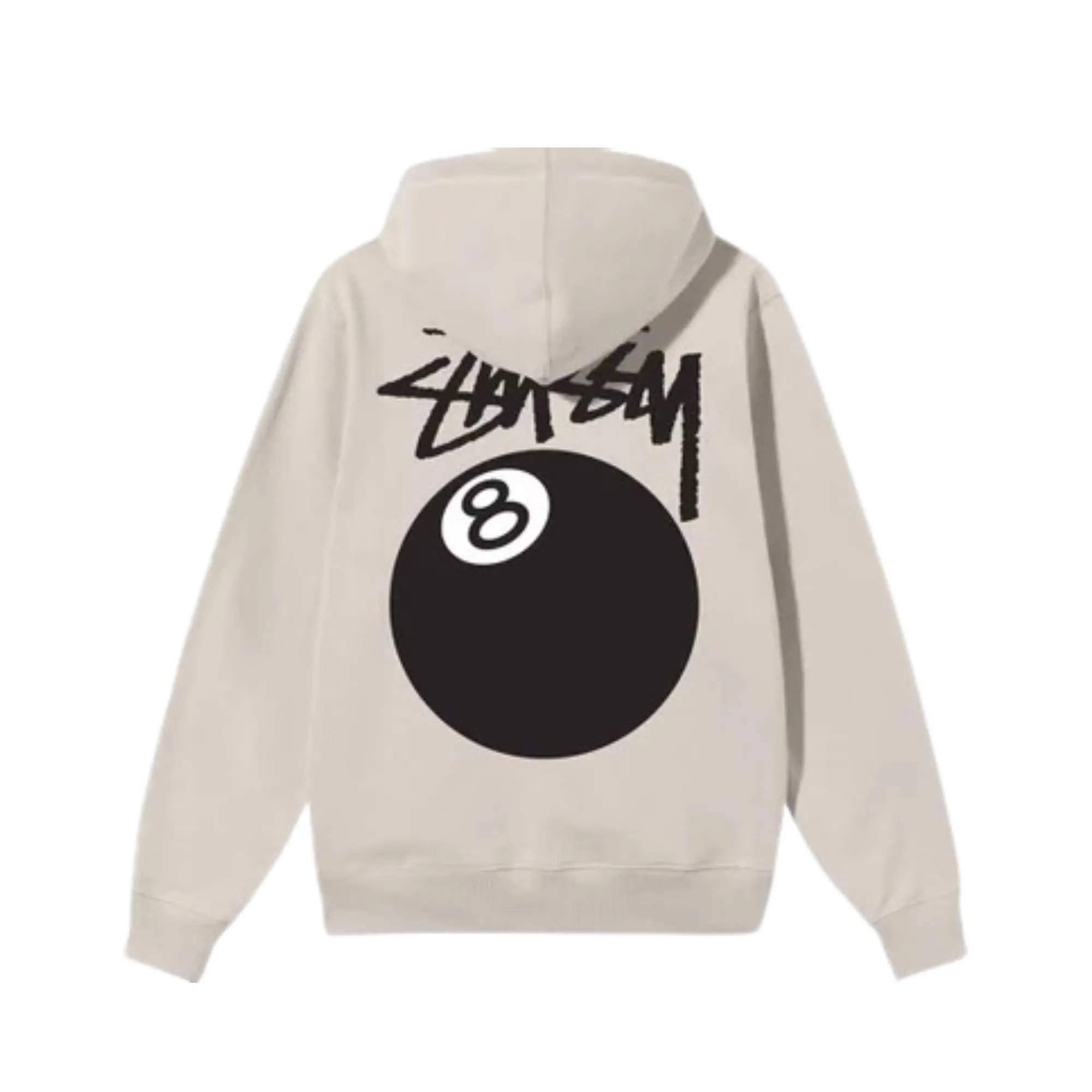 Stssy 8 Ball Zip Hoodie Smoke