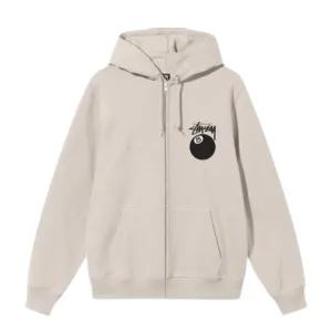 Stssy 8 Ball Zip Hoodie Smoke