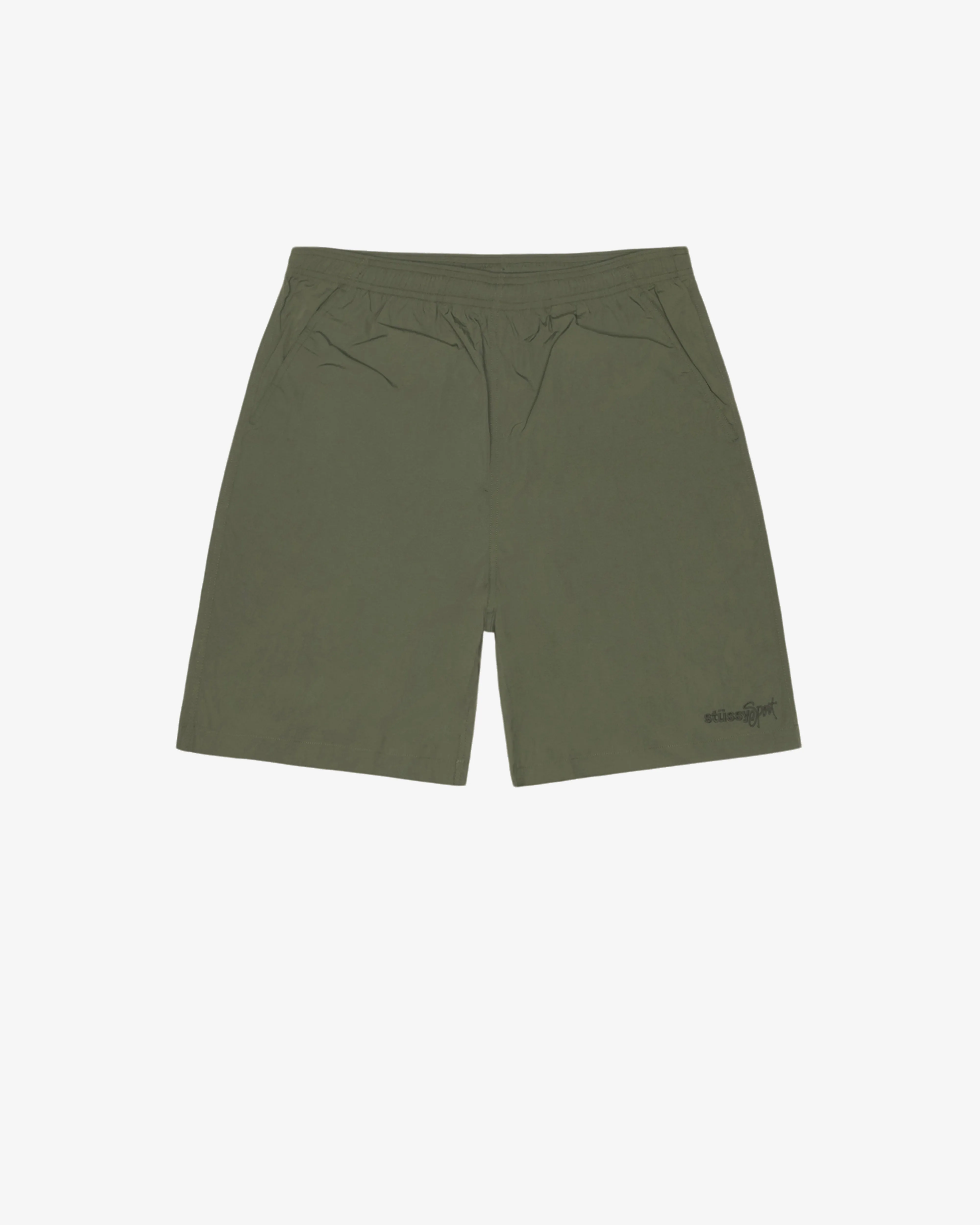 Stssy - Men's Nylon Court Short - (Olive)