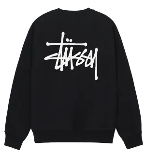 Stussy Basic Crew Sweatshirt (Black)