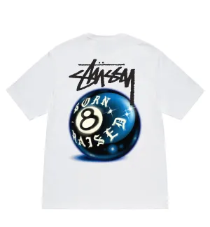 Stussy Born x Raise 8 Ball Tee (White)