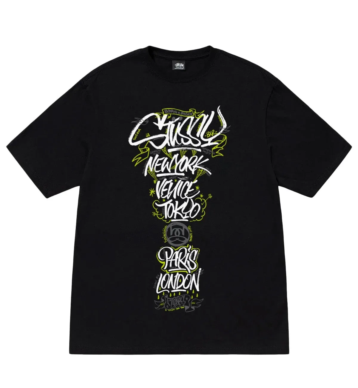 Stussy Born x Raise Handstyle Tee (Black)
