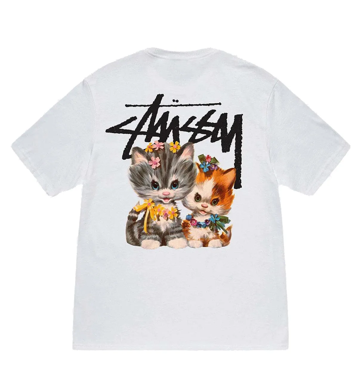 Stussy Kitten Tee (White)