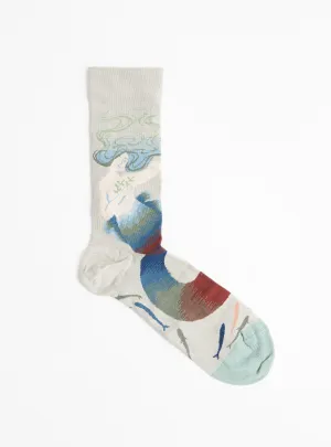 The River Socks Undine Celadon