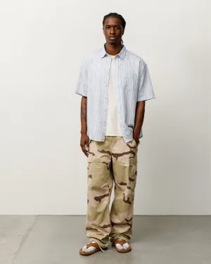 WAVY STRIPED SHORT SLEEVE SHIRT