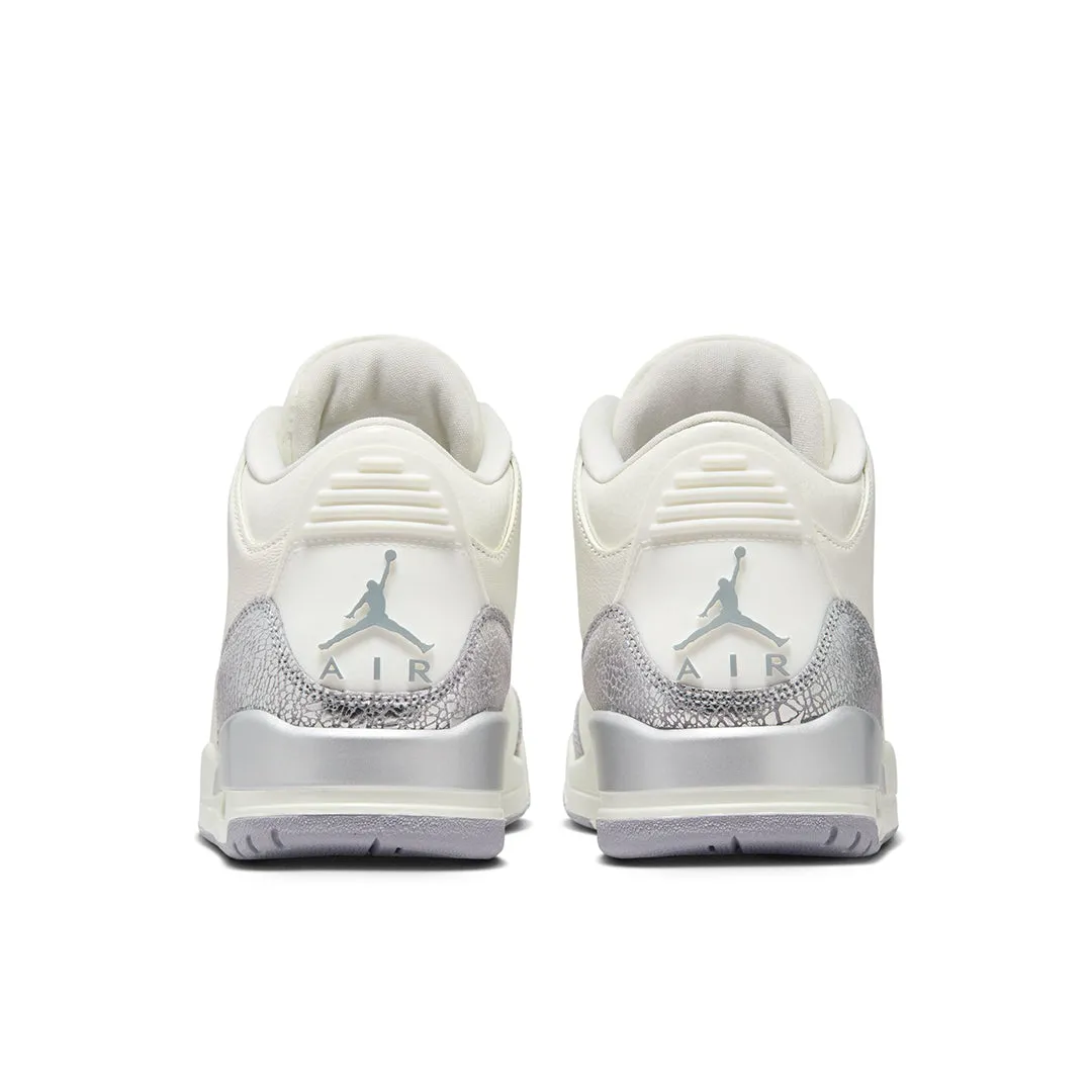 WOMEN'S AIR JORDAN 3 RETRO SAIL/CEMENT GREY