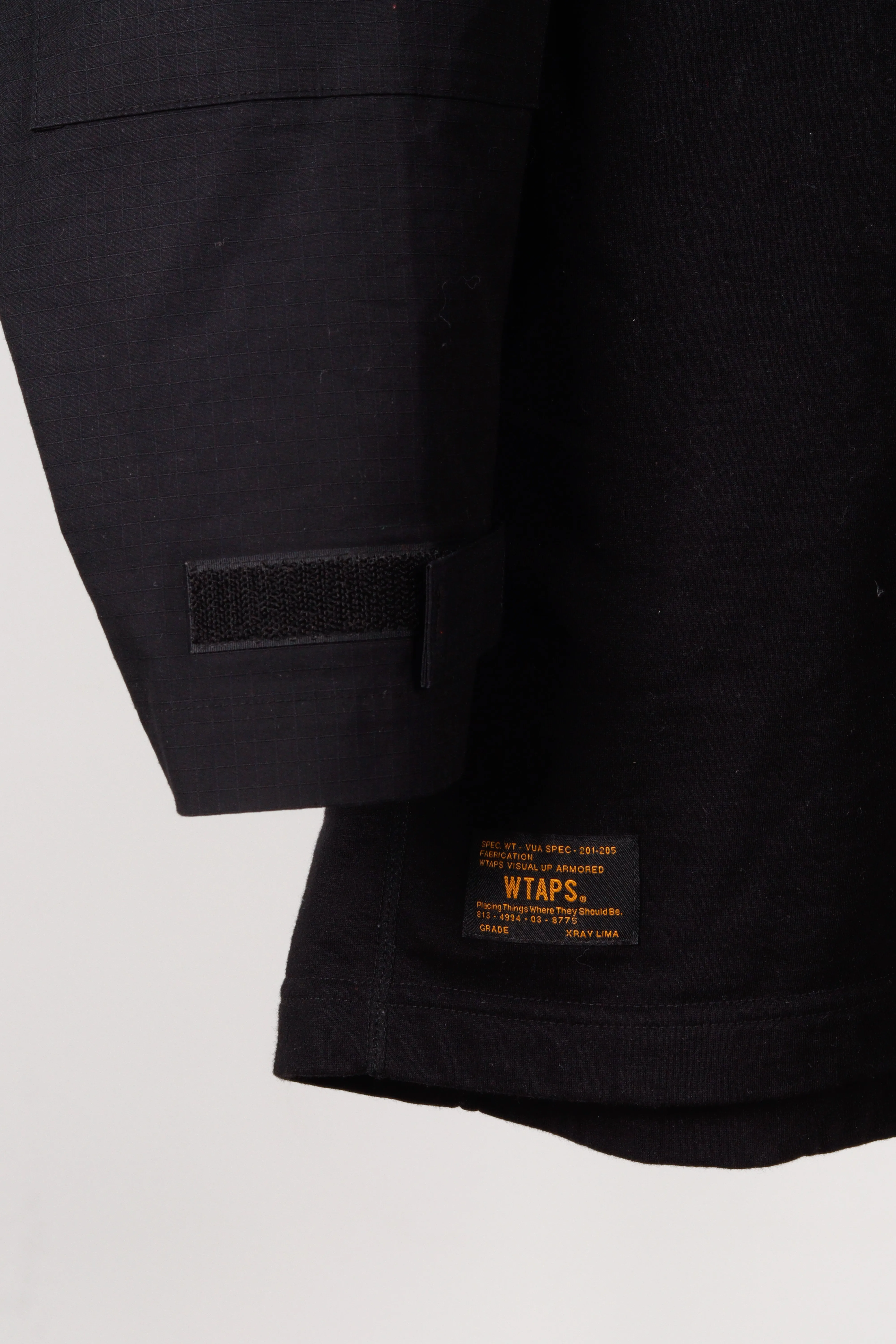 WTAPS FW17 'Tactical Mock Neck Ripstop' Pullover Black (2017)