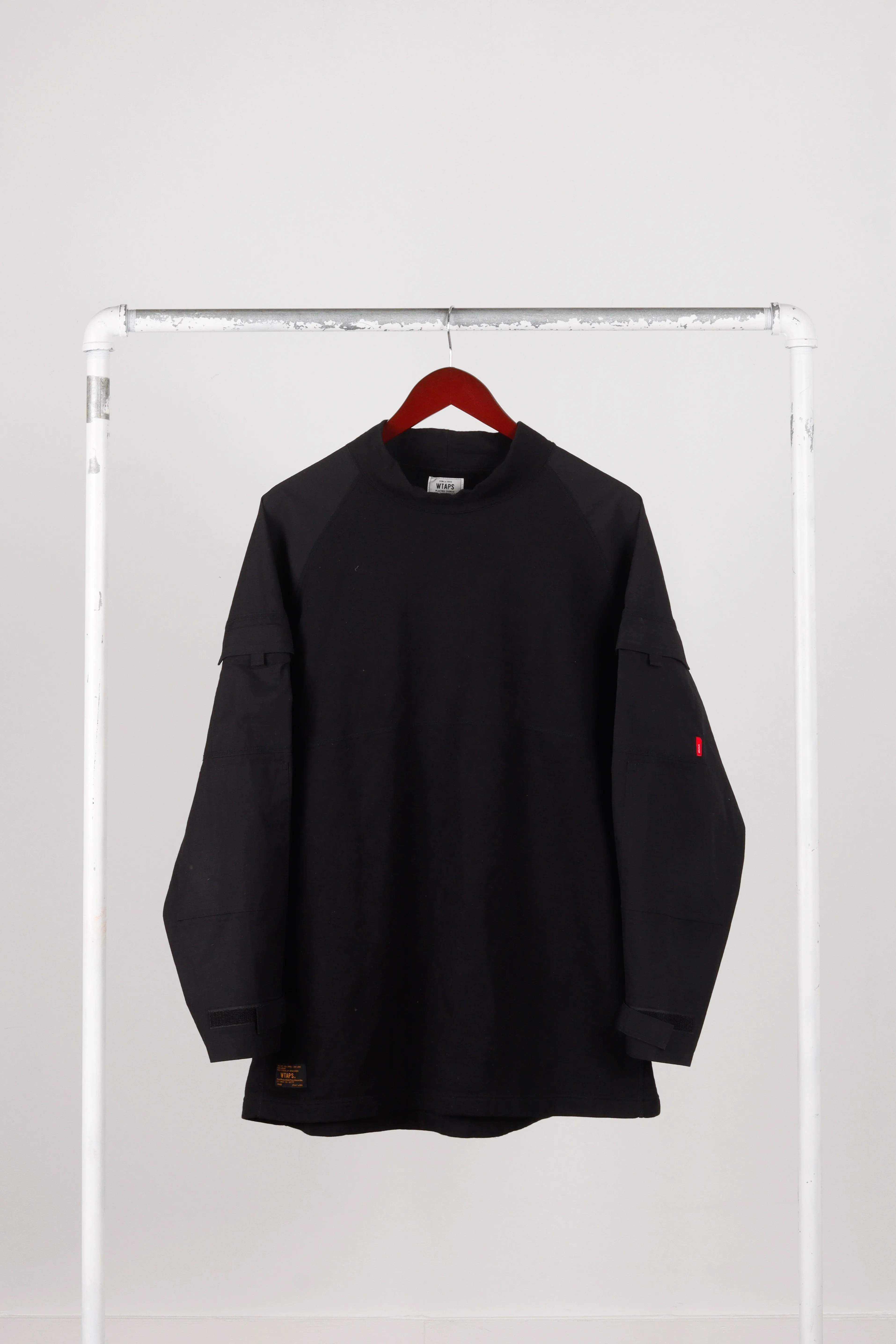 WTAPS FW17 'Tactical Mock Neck Ripstop' Pullover Black (2017)