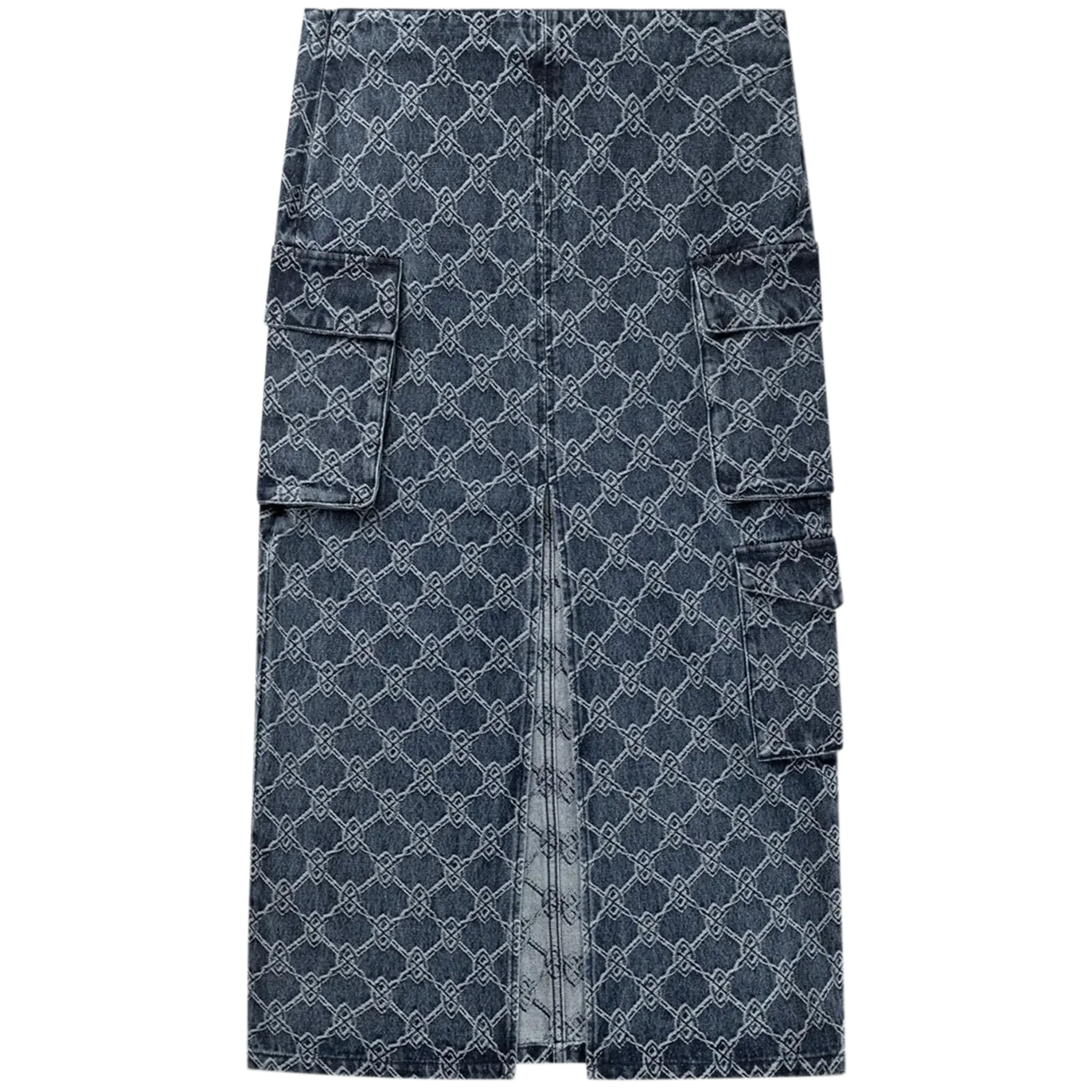 Zora Denim Cargo Skirt